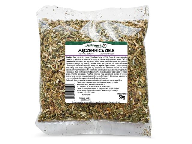 Męczennica Ziele Ziele interakcje ulotka herbata  50 g