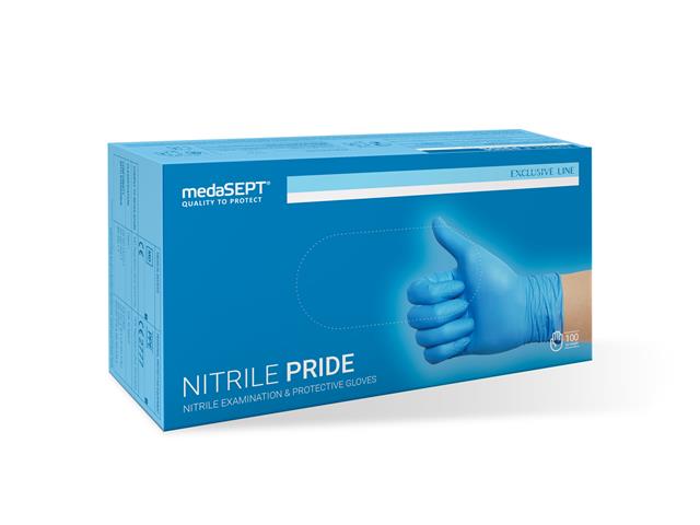 Medasept Nitrile Pride Rękawice diagnostyczne M interakcje ulotka   100 szt. | (pudeł.)