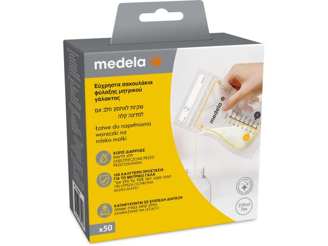 Medela Easy Pour Woreczki do przechowywania mleka matki interakcje ulotka worek - 50 szt.