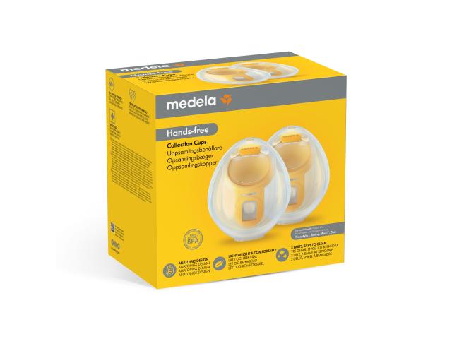 Medela Hands-Free Collection Cups Muszle do zbierania pokarmu interakcje ulotka muszla laktacyjna (kolektor mleka) - 2 szt.