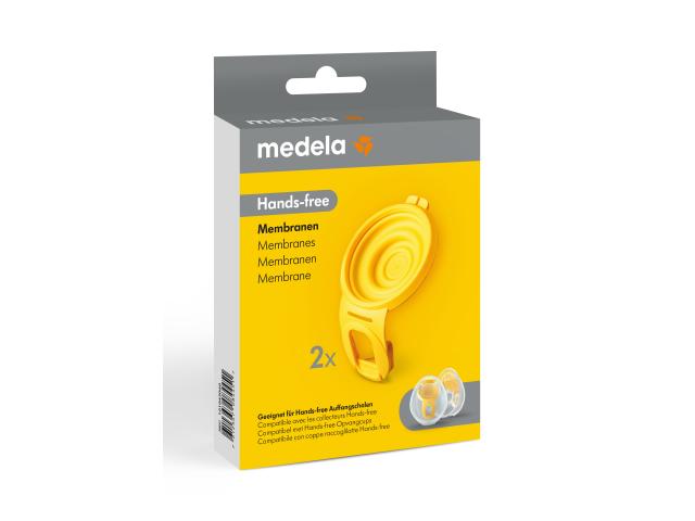 Medela Hands Free Membrany z muszlami zbierającymi kompatybilne interakcje ulotka części zapasowe - 2 szt.