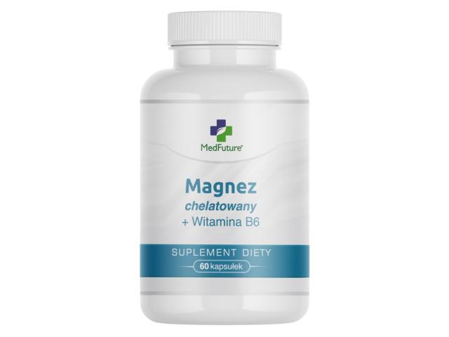 MedFuture Magnez Chelatowany + Witamina B6 interakcje ulotka kapsułki - 60 kaps.