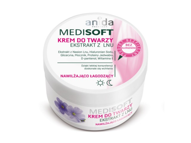 Medi Soft Krem nawilżająco-łagodzący kwiat lnu interakcje ulotka  - 100 ml