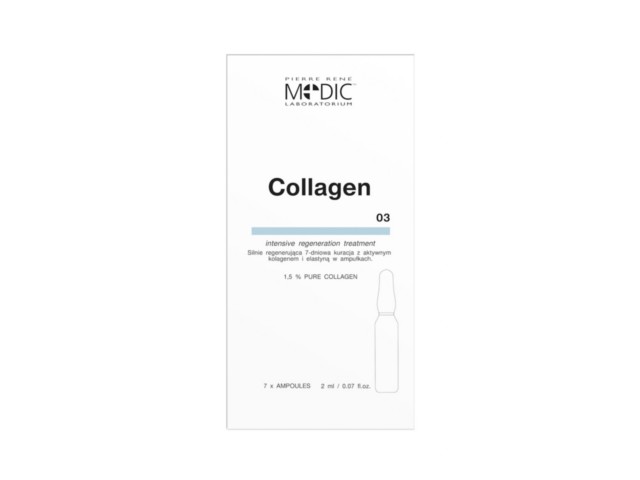 MEDIC COLLAGEN Ampułki (kuracja regenerująca) interakcje ulotka płyn  7 amp. po 2 ml