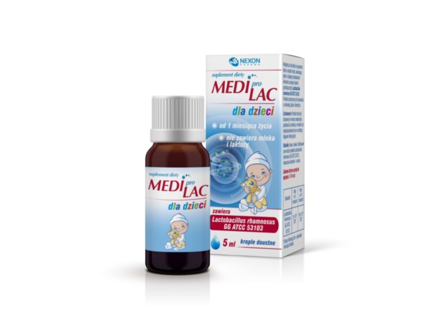 Mediprolac dla dzieci interakcje ulotka krople doustne  5 ml