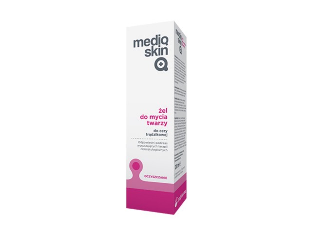 MEDIQSKIN Żel do mycia twarzy interakcje ulotka żel - 200 ml (but.z pomp.)