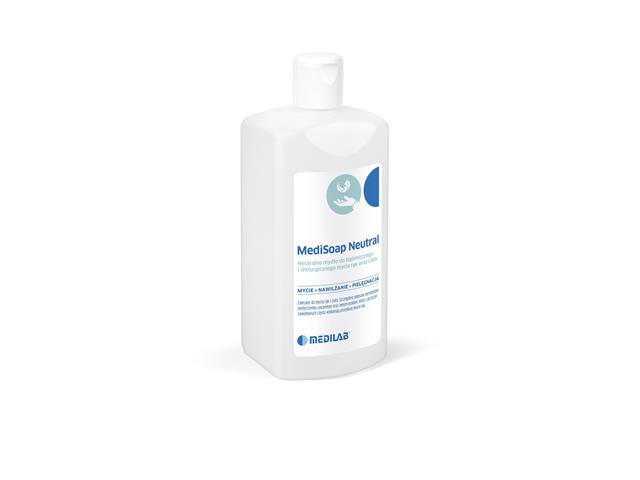 MediSoap Neutral Mydło do higienicznego i chirurgicznego mycia rąk i ciała interakcje ulotka mydło - 500 ml (but.)