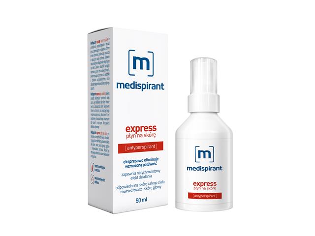 Medispirant Express Płyn na skórę interakcje ulotka płyn  50 ml