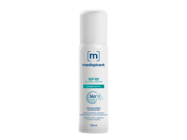 Medispirant Spray do stóp i obuwia interakcje ulotka   150 ml