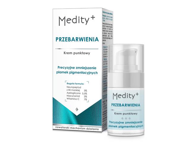 MEDITY+ PRZEBARWIENIA Krem punktowy interakcje ulotka krem  15 ml