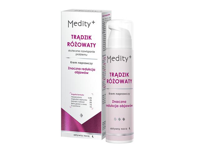 Medity+ Trądzik Różowaty Krem naprawczy interakcje ulotka   50 ml