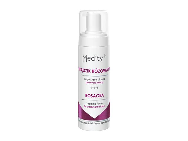 Medity+ Trądzik Różowaty Pianka łagodząca interakcje ulotka pianka  150 ml