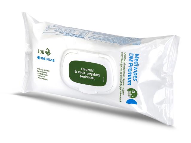 Mediwipes DM Premium interakcje ulotka chusteczka - 100 szt. (folia)