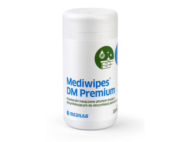 Mediwipes DM Premium interakcje ulotka chusteczka - 100 szt. (tub.)