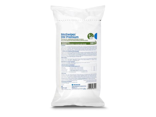 Mediwipes DM Premium interakcje ulotka chusteczka - 100 szt. (wor.)