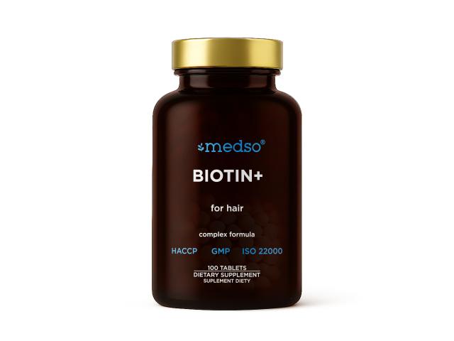 Medso Biotin + For Hair interakcje ulotka tabletki - 100 tabl.