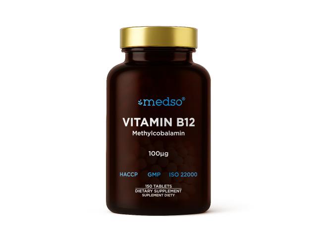 Medso Vitamin B12 interakcje ulotka tabletki - 150 tabl.