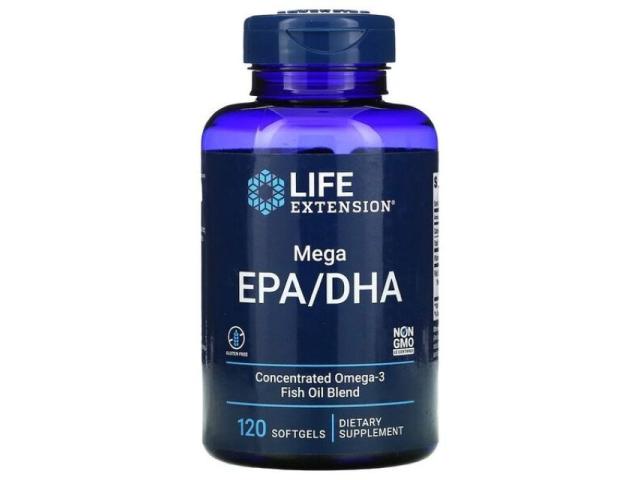 Mega EPA/DHA interakcje ulotka kapsułki - 120 kaps.