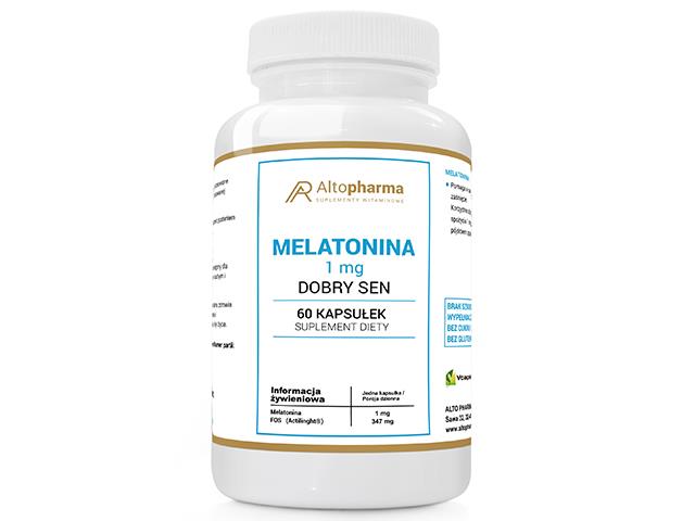Melatonina 1 mg interakcje ulotka kapsułki  60 kaps.