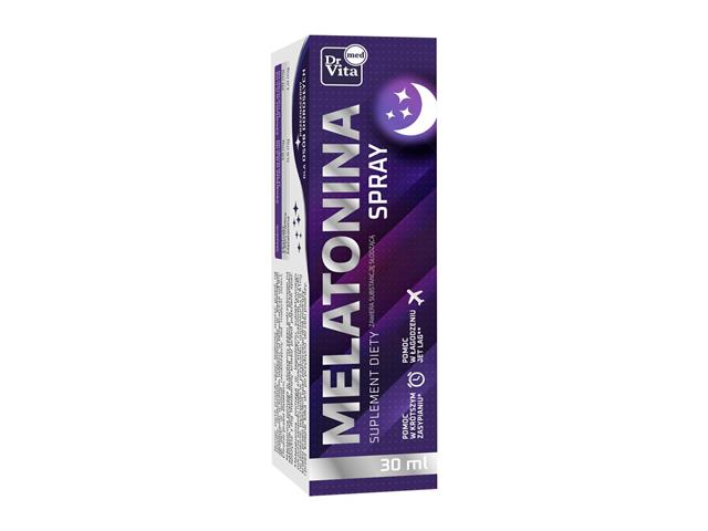 Melatonina interakcje ulotka spray - 30 ml (atomizer)