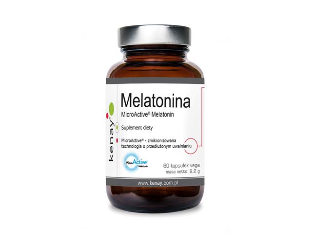 Melatonina Microactive Melatonin interakcje ulotka kapsułki  60 kaps.