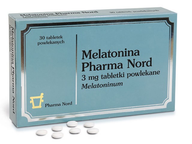 Melatonina Pharma Nord interakcje ulotka tabletki powlekane 3 mg 30 tabl.