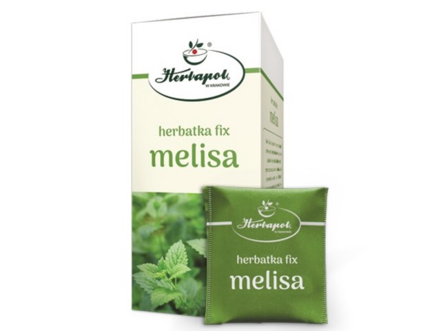 Melisa Fix Herbatka interakcje ulotka herbata  20 sasz. po 1.5 g