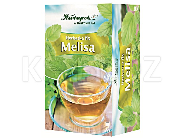 Melisa Fix Herbatka interakcje ulotka  1,5 g 20 toreb.
