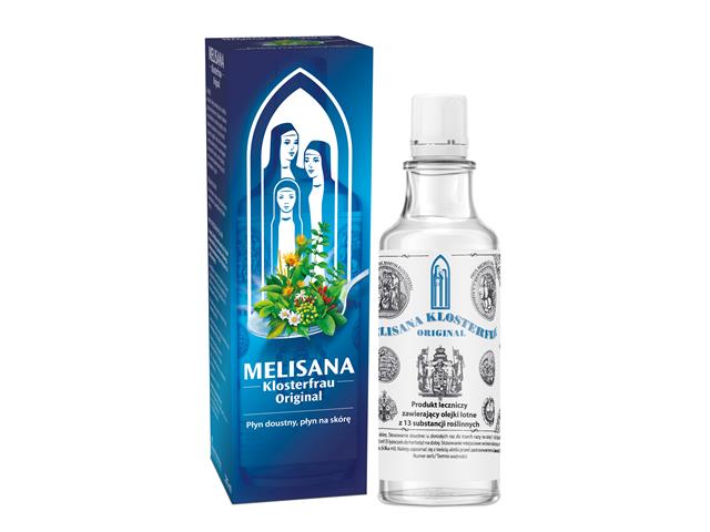 Melisana Klosterfrau Original interakcje ulotka płyn doustny, płyn na skórę  235 ml