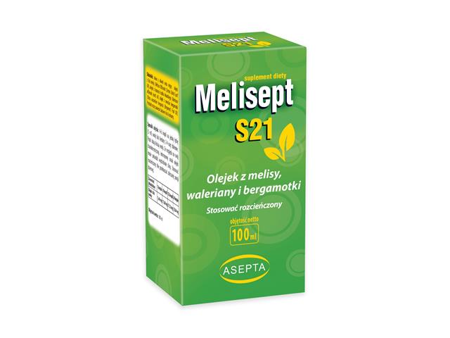 Melisept S21 interakcje ulotka krople - 30 ml