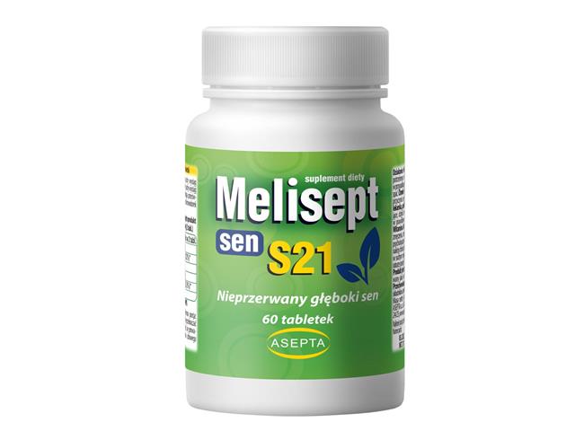 Melisept S21 interakcje ulotka tabletki - 60 tabl. (poj.)