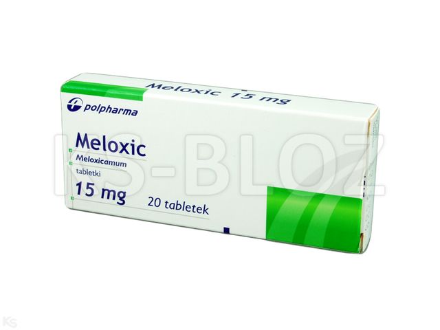 Meloxic interakcje ulotka tabletki 15 mg 20 tabl.