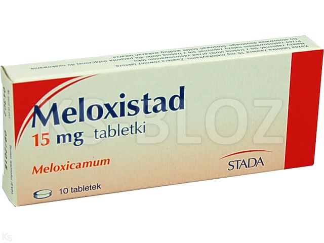 Meloxistad interakcje ulotka tabletki 15 mg 10 tabl.