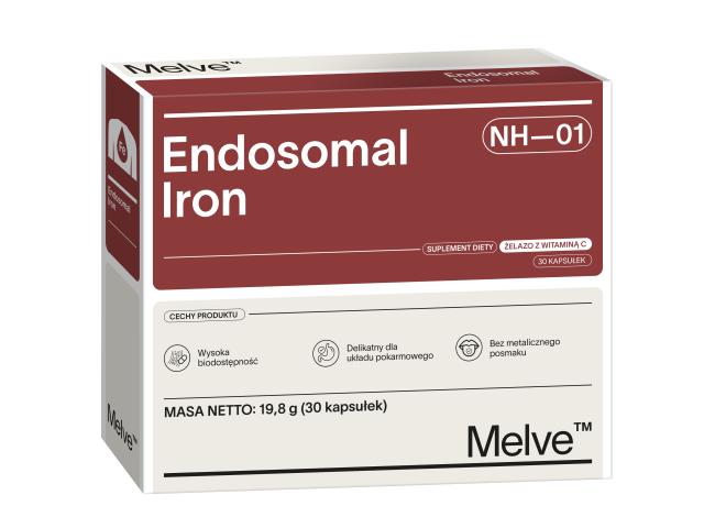 Melve Endosomal Iron interakcje ulotka kapsułki 30 kaps.