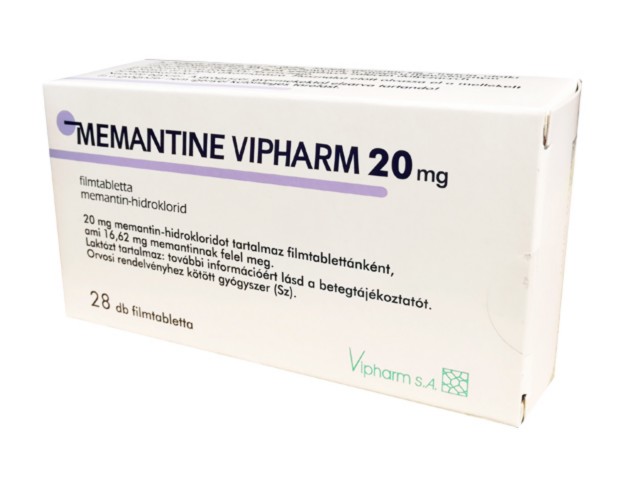 Memantine Vipharm interakcje ulotka tabletki powlekane 20 mg 28 tabl.
