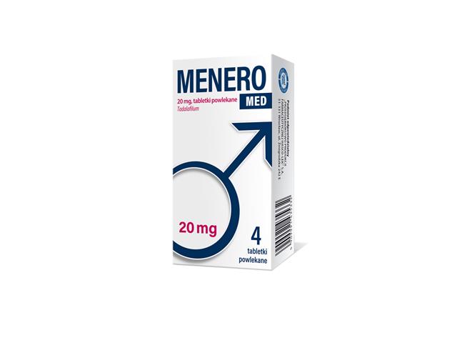 Menero Med interakcje ulotka tabletki powlekane 20 mg 4 tabl.
