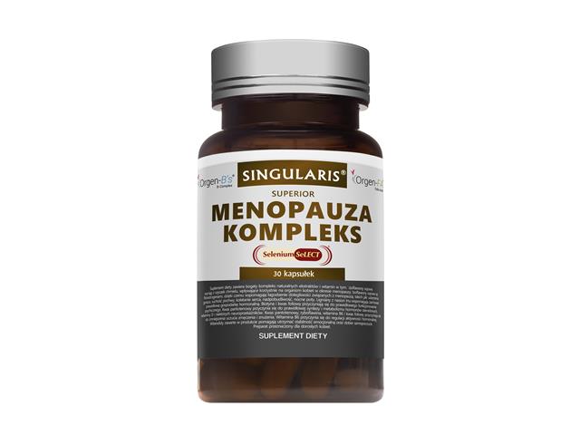 Menopauza Kompleks Singularis Superior interakcje ulotka kapsułki  30 kaps.