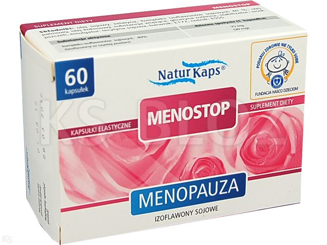 Menostop interakcje ulotka kapsułki  60 kaps.