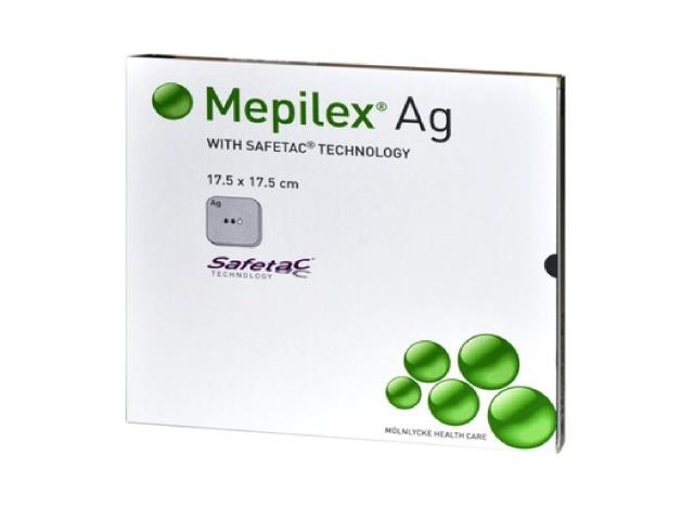 Mepilex Ag Opatrunek specjalny 17,5 x 17,5 cm interakcje ulotka opatrunek  1 szt.