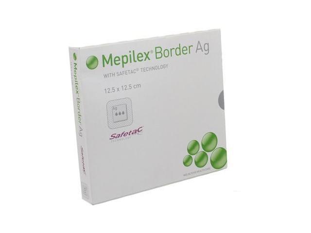 Mepilex Border Ag Opatrunek 12,5 x 12,5 cm interakcje ulotka   1 szt.