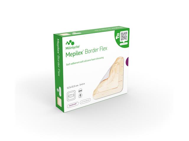 Mepilex Border Flex Opatrunek 12,5 x 12,5 cm interakcje ulotka opatrunek - 5 szt.