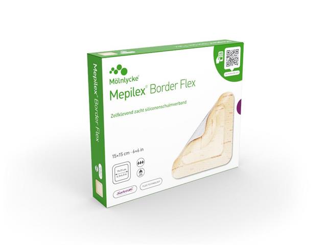Mepilex Border Flex Opatrunek 15 x 15 cm interakcje ulotka opatrunek - 5 szt.