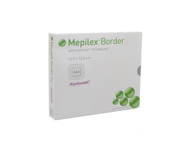 Mepilex Border Opatrunek specjalny 12,5 x 12,5 cm interakcje ulotka   1 szt.