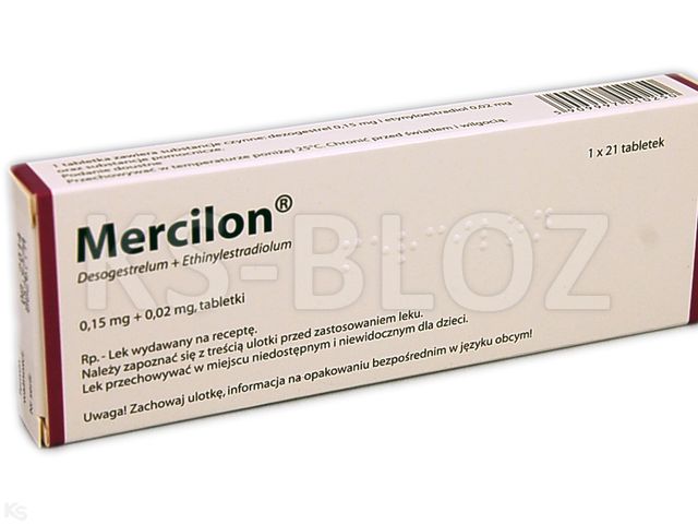 Mercilon interakcje ulotka tabletki 150mcg+20mcg 21 tabl. | 1 blist.a 21 szt.