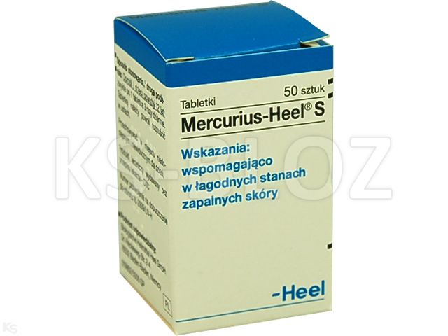 Mercurius-Heel S interakcje ulotka tabletki - 50 tabl. (poj.)