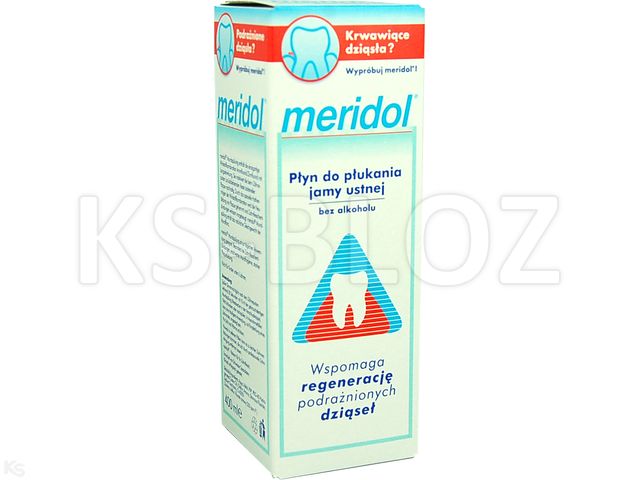 Meridol Płyn do płukania jamy ustnej interakcje ulotka   400 ml