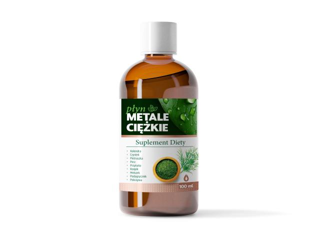 Metale Ciężkie interakcje ulotka płyn - 100 ml