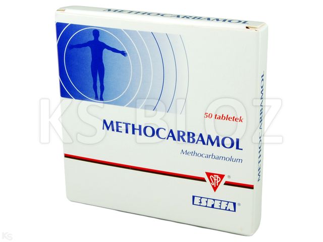 Methocarbamol Espefa interakcje ulotka tabletki 500 mg 50 tabl. | 5 blist.z folii po 10szt