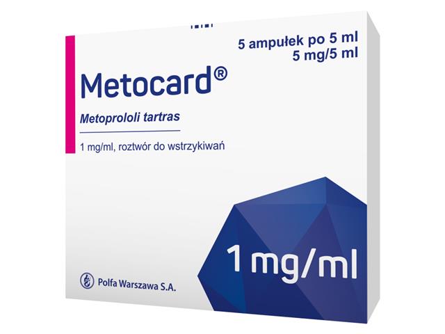 Metocard interakcje ulotka roztwór do wstrzykiwań 1 mg/ml 