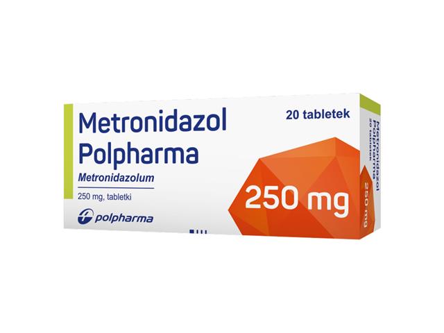 Metronidazol Polpharma interakcje ulotka tabletki 250 mg 